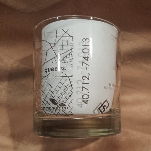 New York City Map Rocks Glass ~ Uncommon Green - Picture 6 of 8